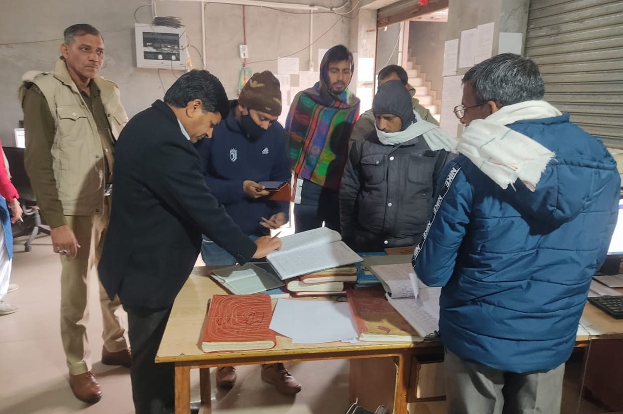 During surprise inspection, two employees of Electricity Corporation were found absent.