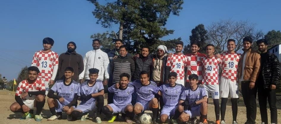 Big Bull FC won the match and captured the trophy