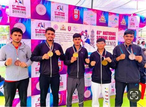 Boxers won five medals in national level competition