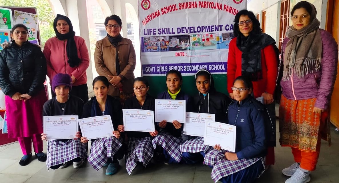 DPC Renu Khatri inspected Life Skill Camp