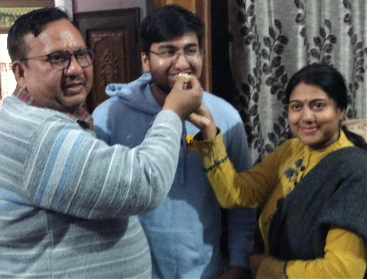 Sarthak achieved 29th rank in the country in CA exam