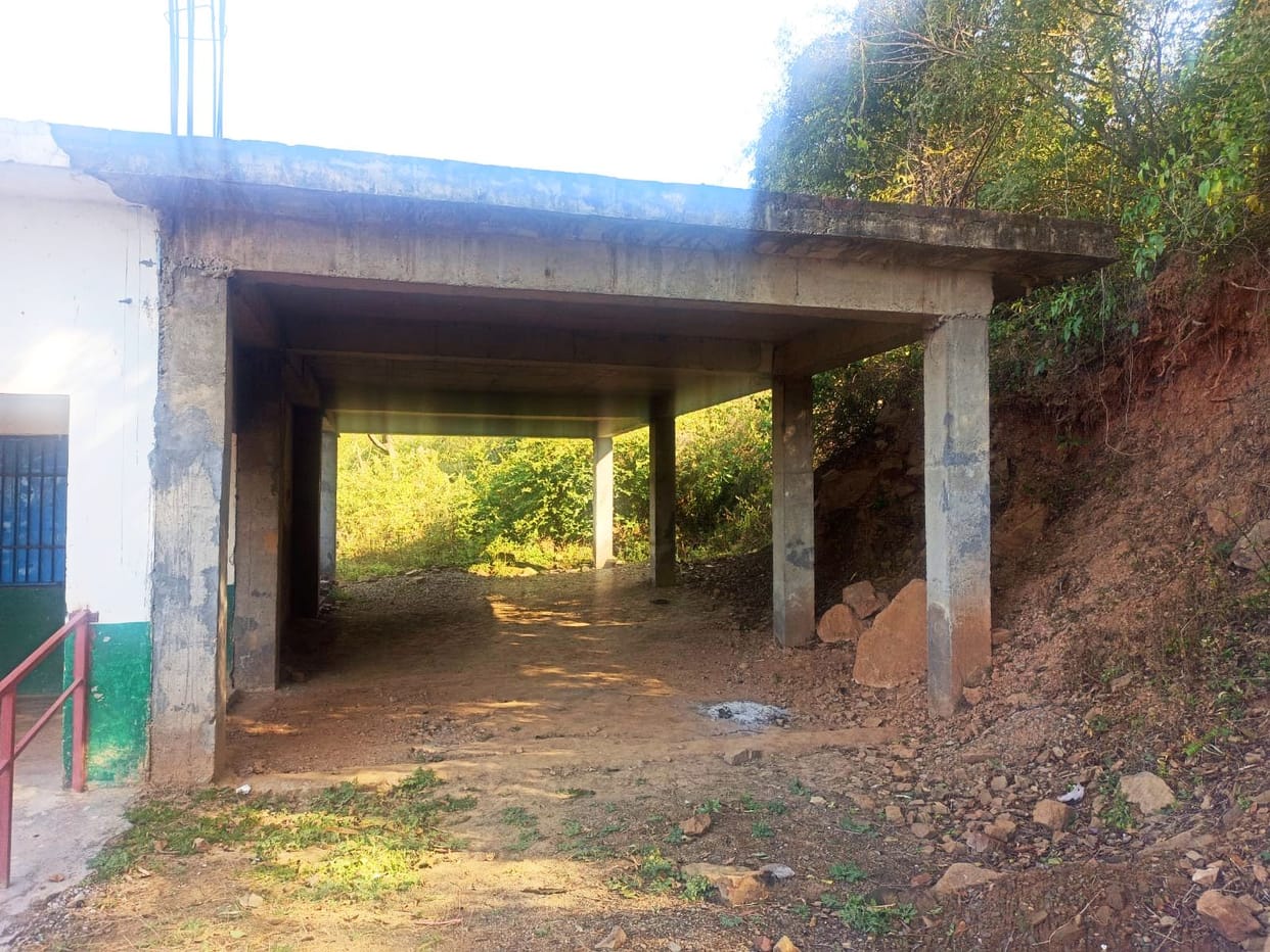 The school was upgraded but the building was not constructed.

children are facing problems