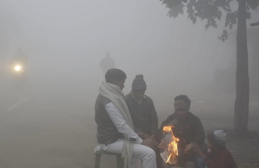 Cold wave increases chill during sunny day