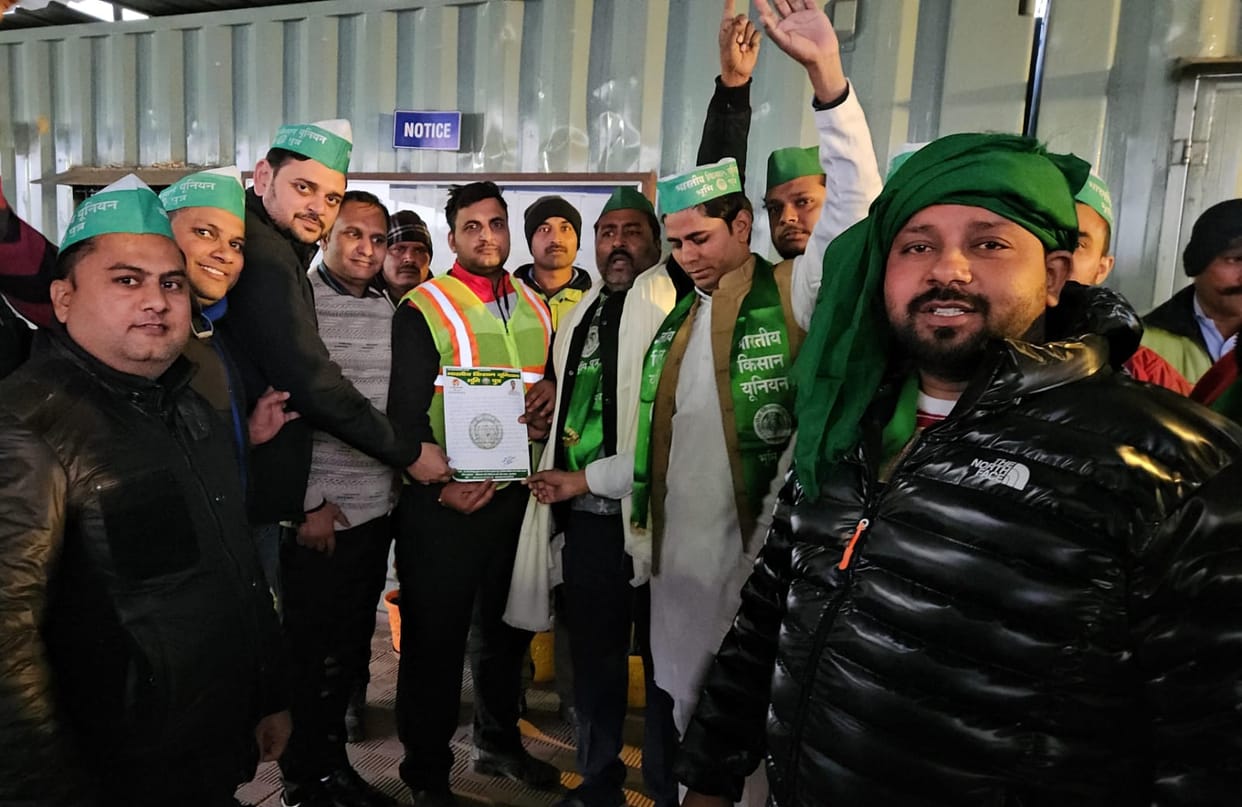 BKU demonstrated on various demands