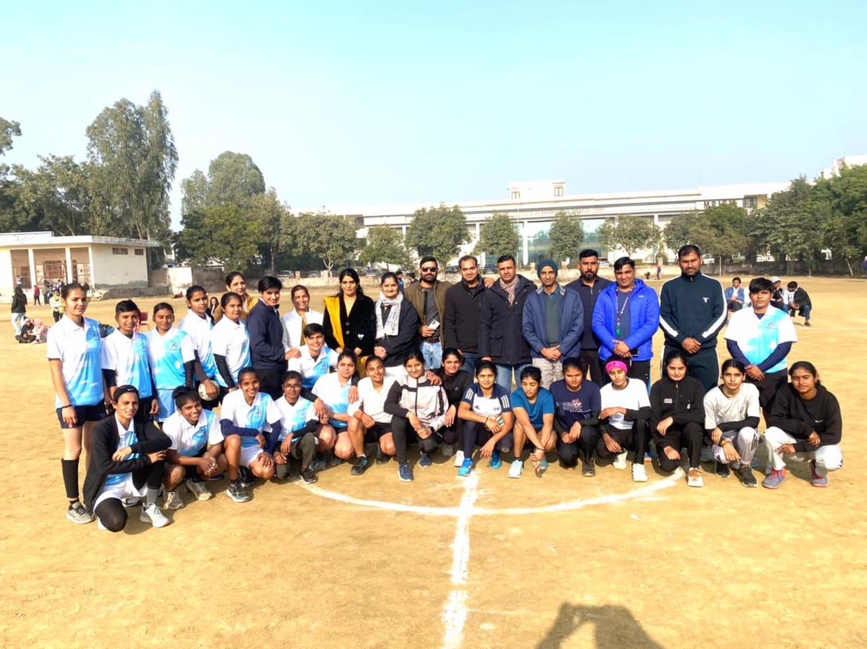 Jat Kanya and Government College Maham first in handball