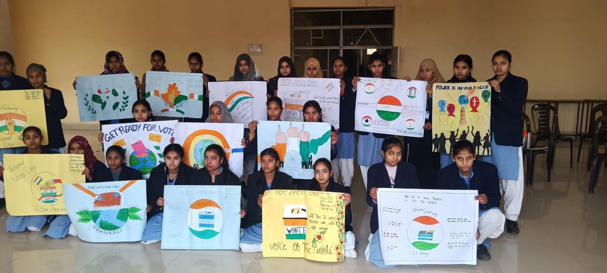 Riba and Firdous stood first in poster competition