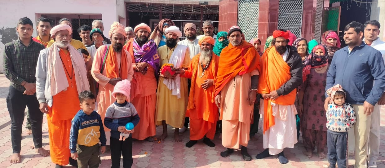 Akshat Kalash Yatra in charakhi dadari district