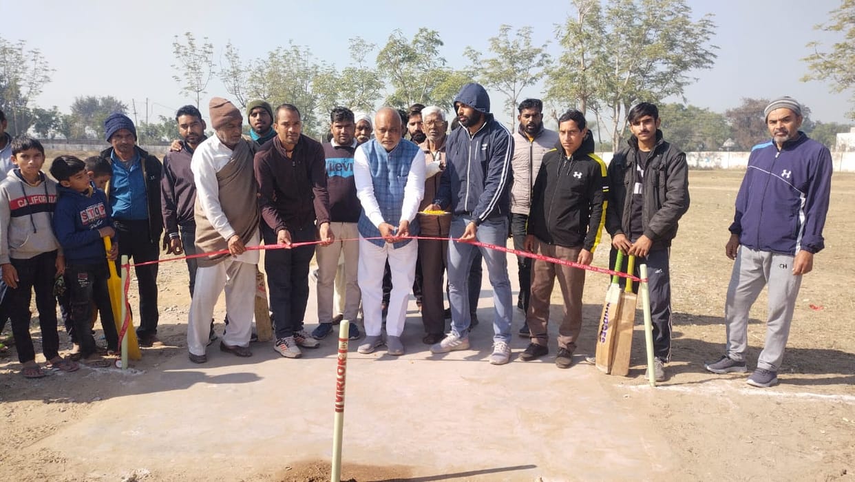 Cricket competition started in memory of martyr Deepak Yadav