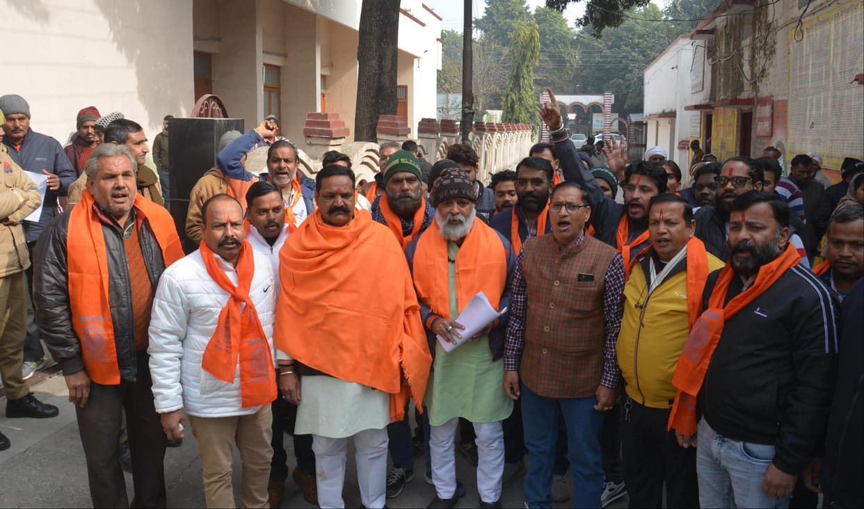 Anger expressed over the murder of Hindu leader's brother in Faridabad