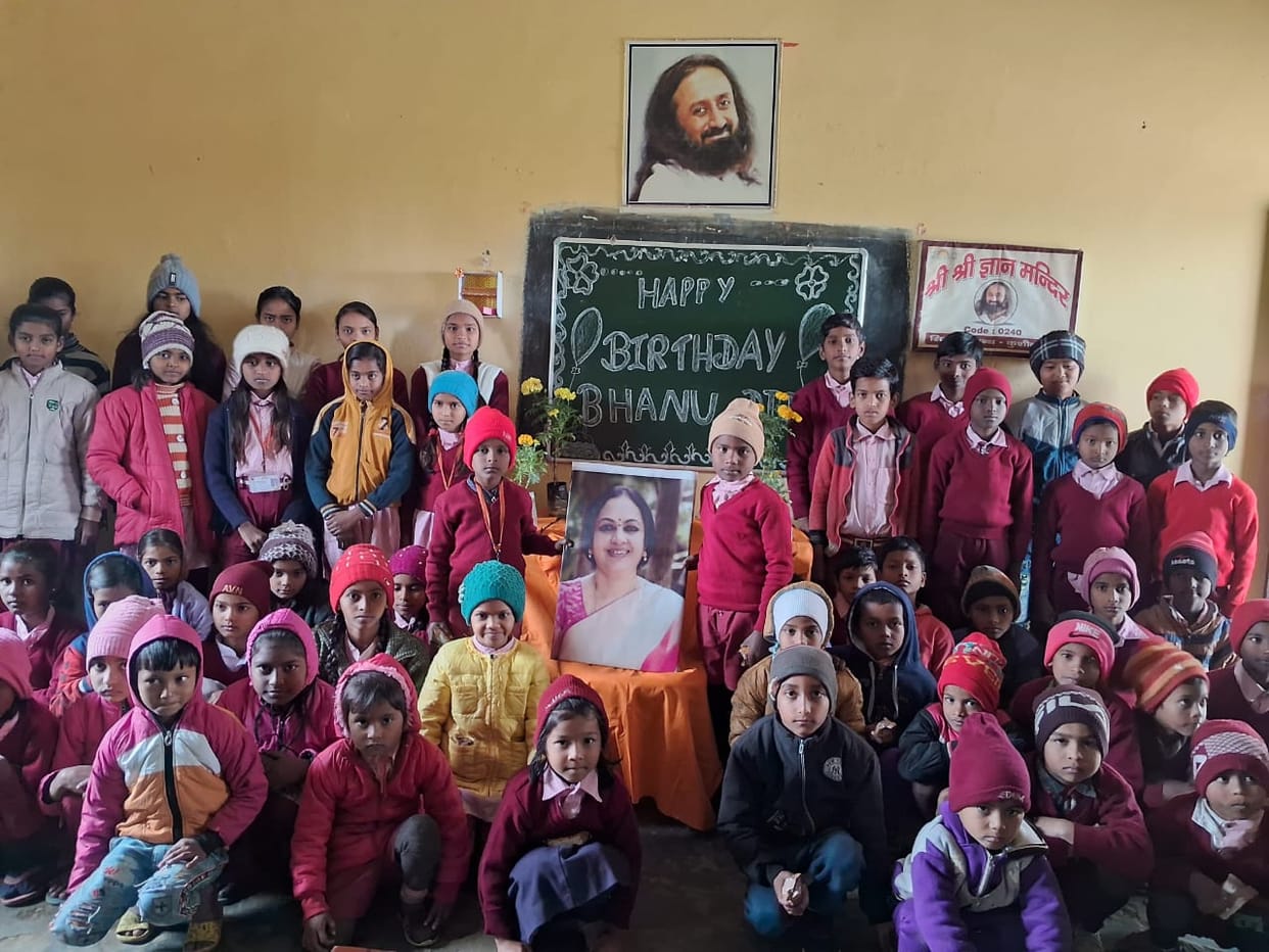 Bhanu didi's birthday celebrated