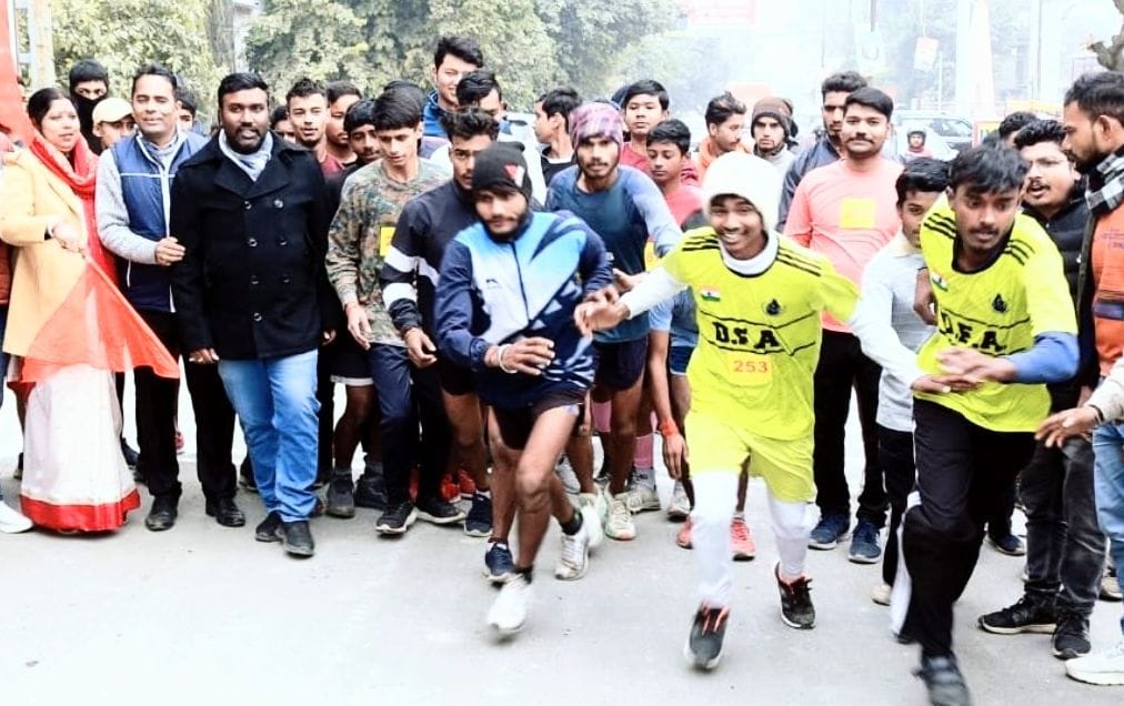Ajay and Harshvardhan won in Run for Unity