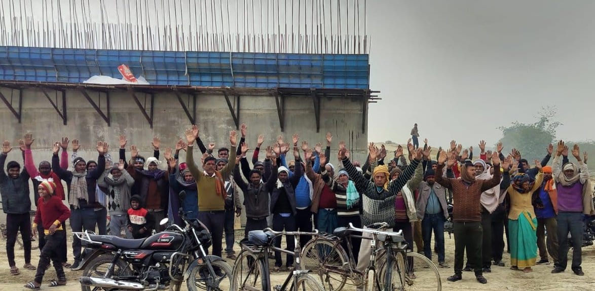 Villagers stopped the work of underpass of Ganga Expressway