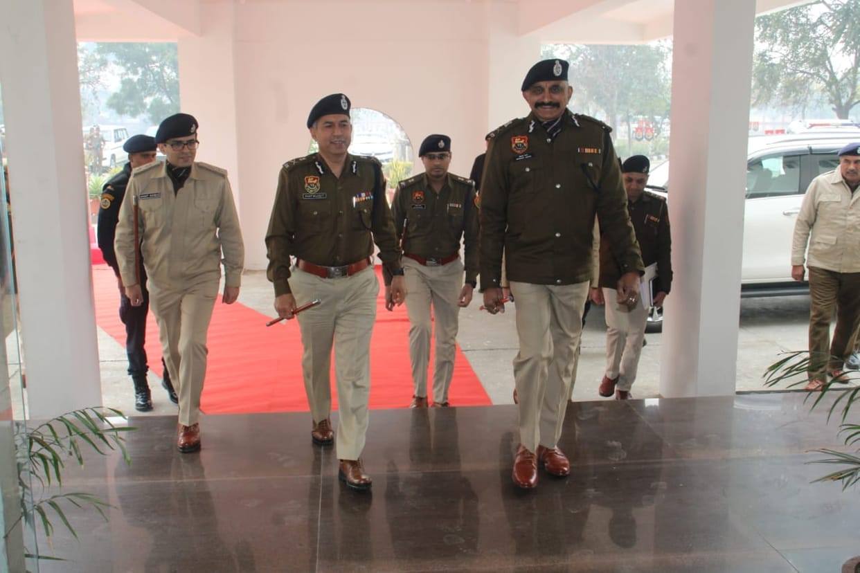 DGP Shatrujit Kapoor welcomed in Hisar