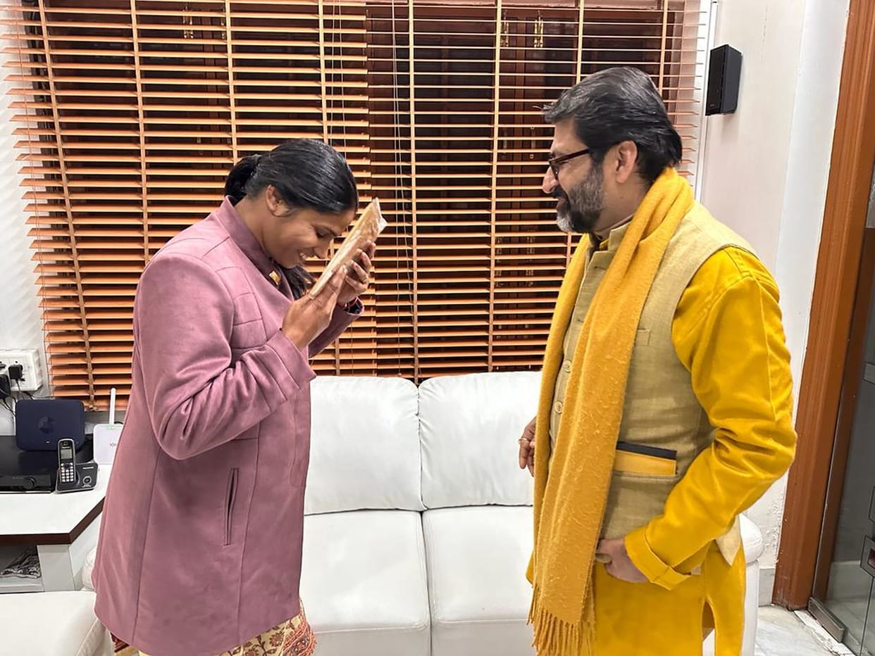 Padmashree Sudha Singh gets invitation for life consecration ceremony