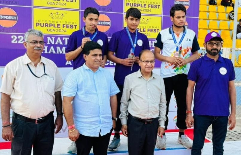 CBSM runner Sonu Sharma won gold medal in nationals