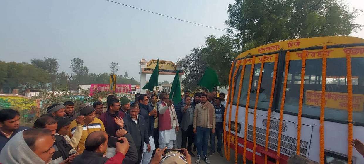 Roadways bus started from Tatomuraini to Ayodhya