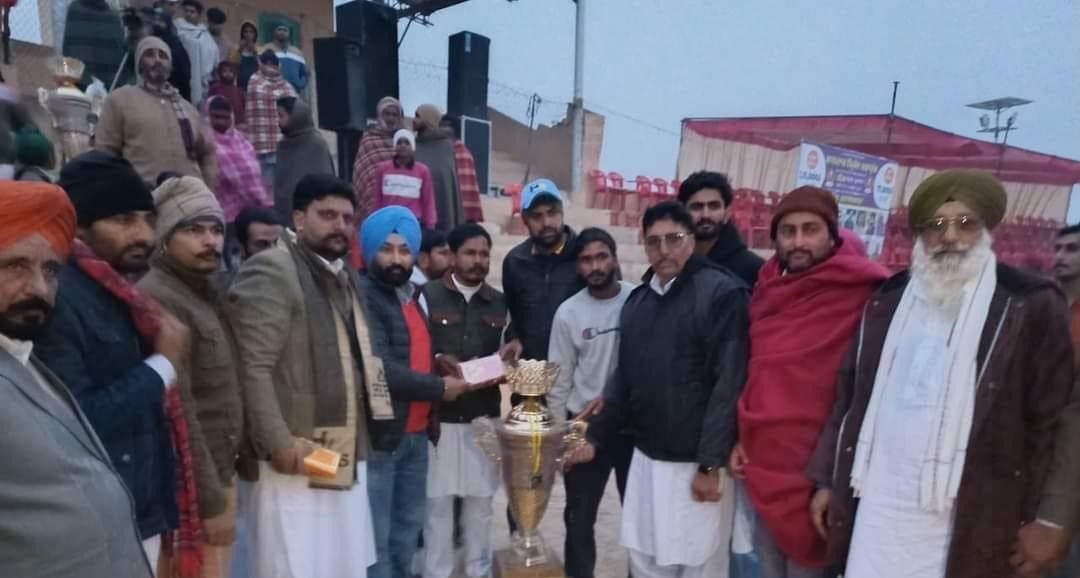 Uchana Mandi Haryana defeated Laldu Mandi Punjab won the cricket competition
