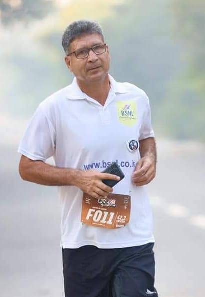 Arvind Pal Dahiya ran 14124 kilometers in 1300 days