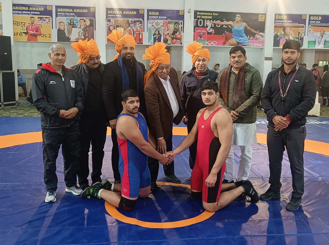 Rohtak's Anurag and Jhajjar's Parvindra won in wrestling.