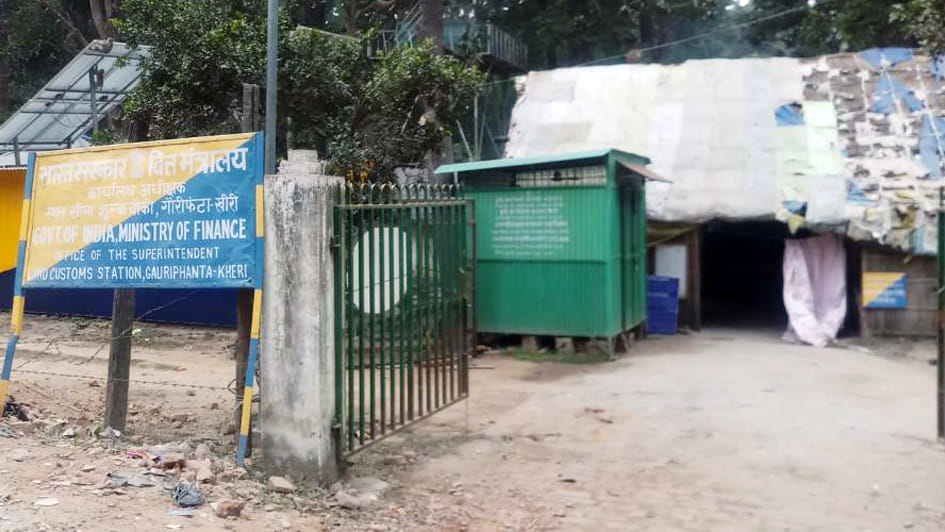 Offices of government departments have been operating in huts for years.