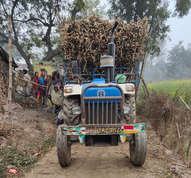 Son and mother who fell on the road from bike crushed by tractor-trolley, died