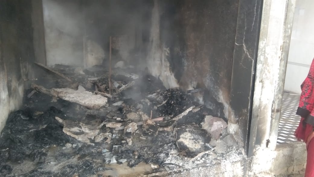 fire in 2 shops