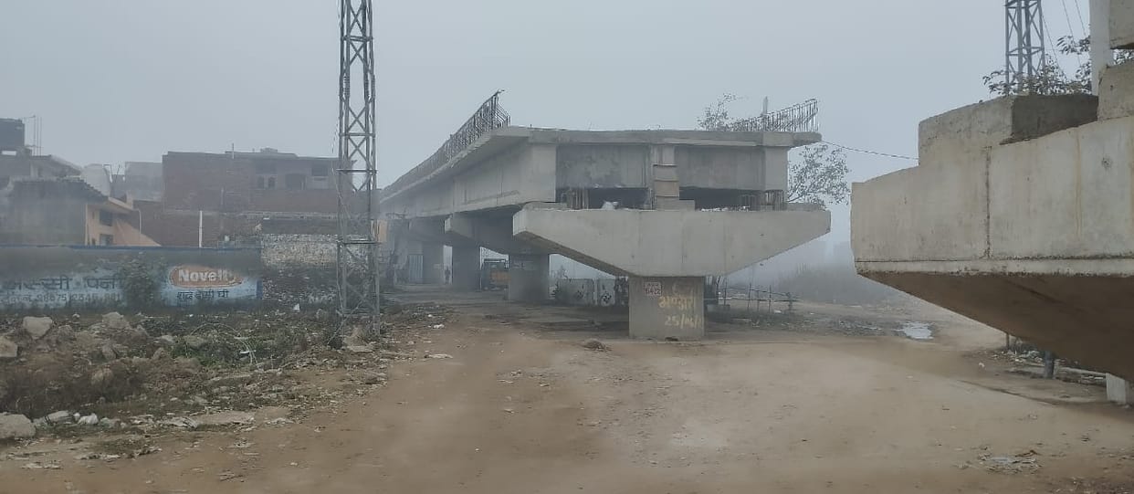 Delay in bridge construction, cracks started appearing in houses