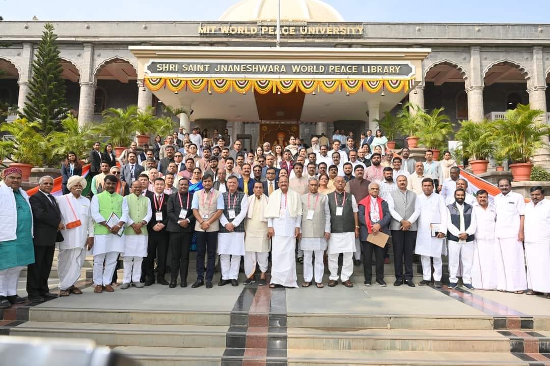 mla hounered in pune university