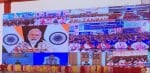 नगीना के ग्राम बावन सराय में प्रधानमंत्री का होता सीधा प्रसारण।