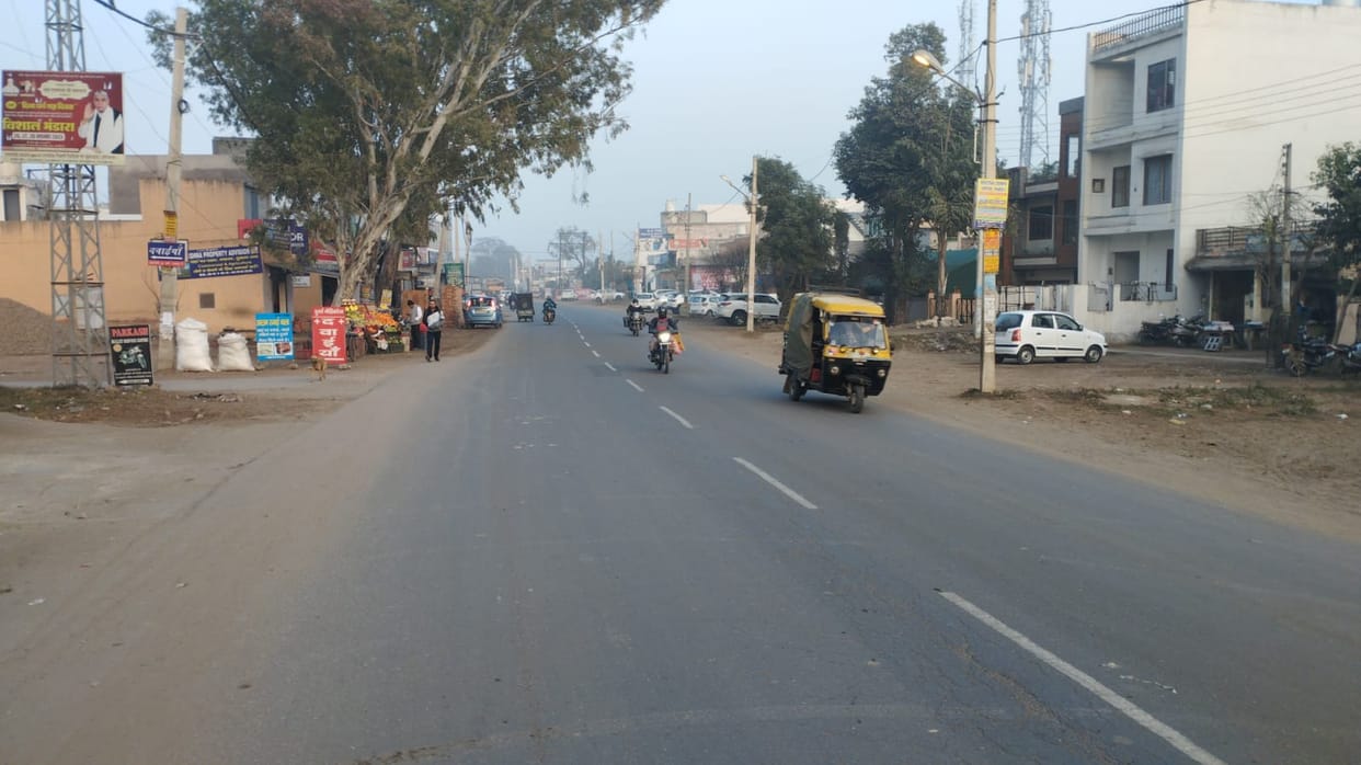 The road from Narayangarh turn to Mandaur will be four lane.