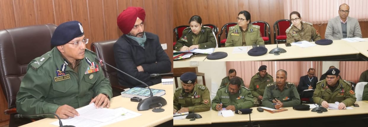 review meeting, adgp jammu zone