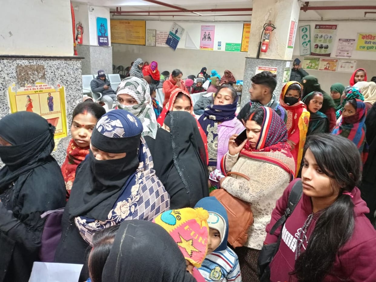 There was a line for three hours in OPD, pregnant women were in trouble