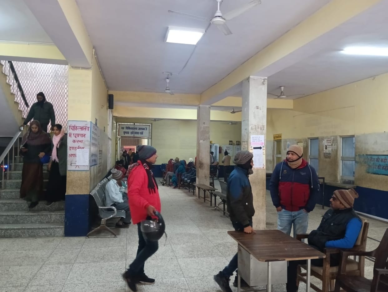 Effect of cold...less number of patients reaching OPD