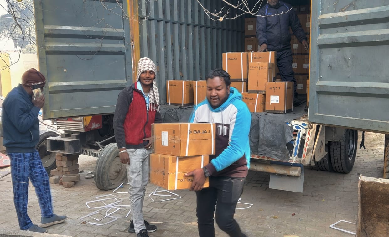17,000 new street lights reached Municipal Council office Bhiwani