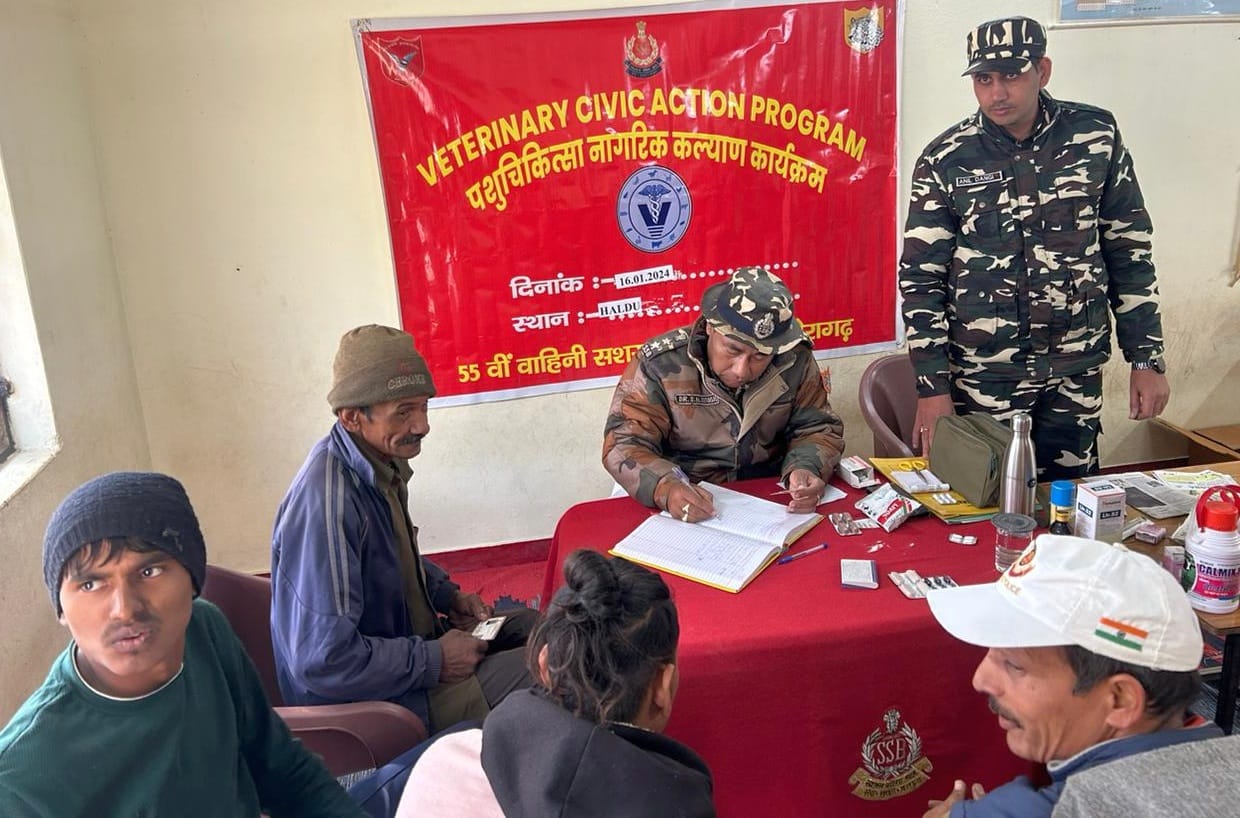 SSB organizes veterinary camp in Room and Haldu villages