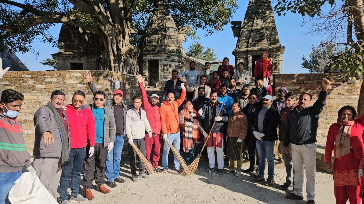 Cleanliness campaign launched in Malla Mahal Ram Temple