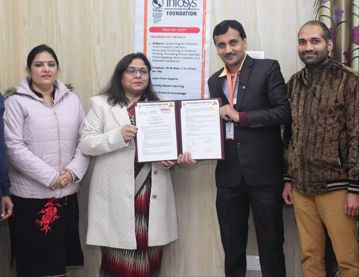 DDU signed agreement with Unnati Foundation