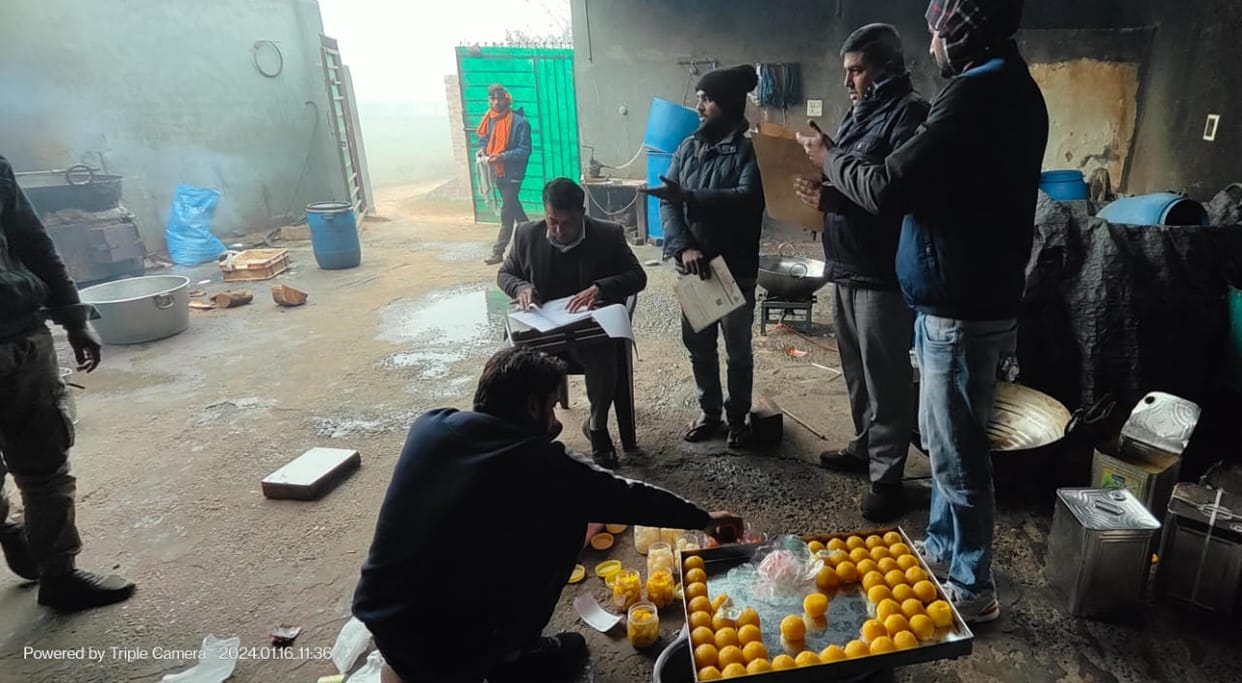 Chief Minister flying squad inspected Rasgulla factory