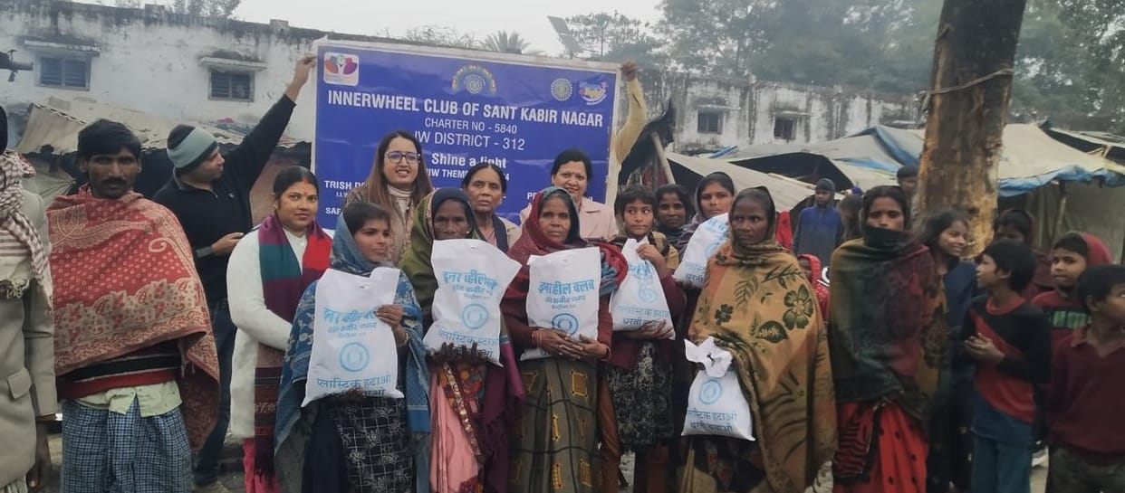 innerwheel club distributed ration kit