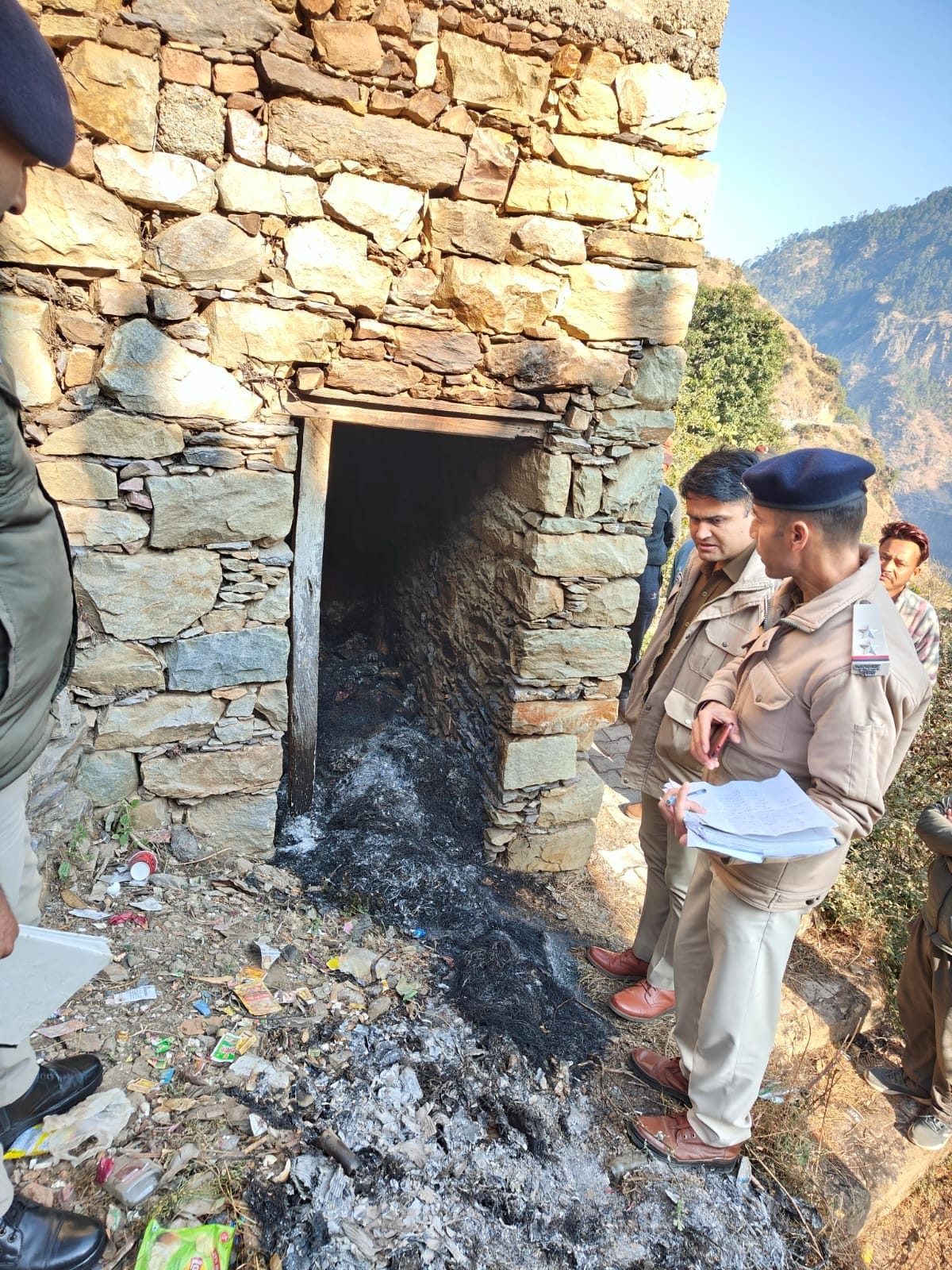 Mentally ill person dies due to fire