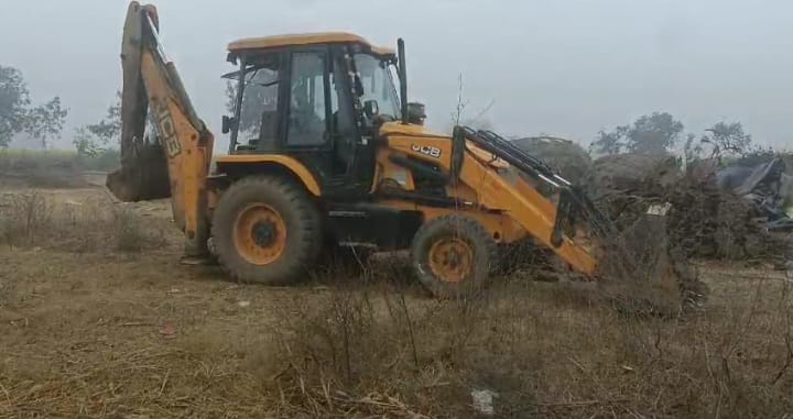 Encroachment removed from village community land