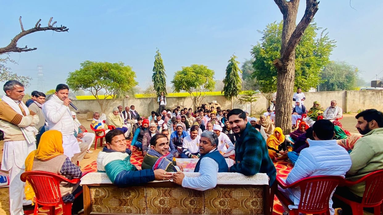 Visited villages under One Booth-One Warrior campaign