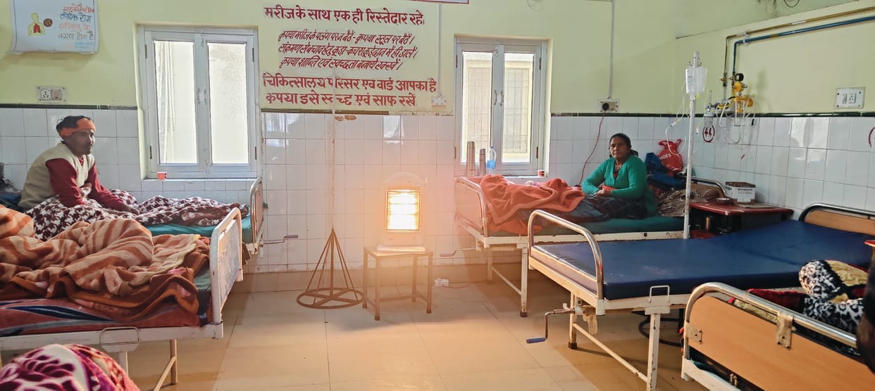 Heaters installed in hospital, patients will no longer feel cold