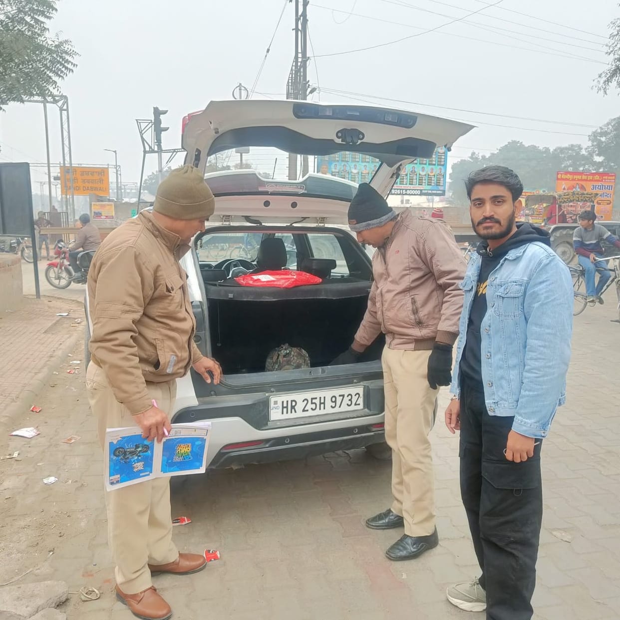 Campaign started, 663 vehicles were checked and challans were issued to 36 vehicles