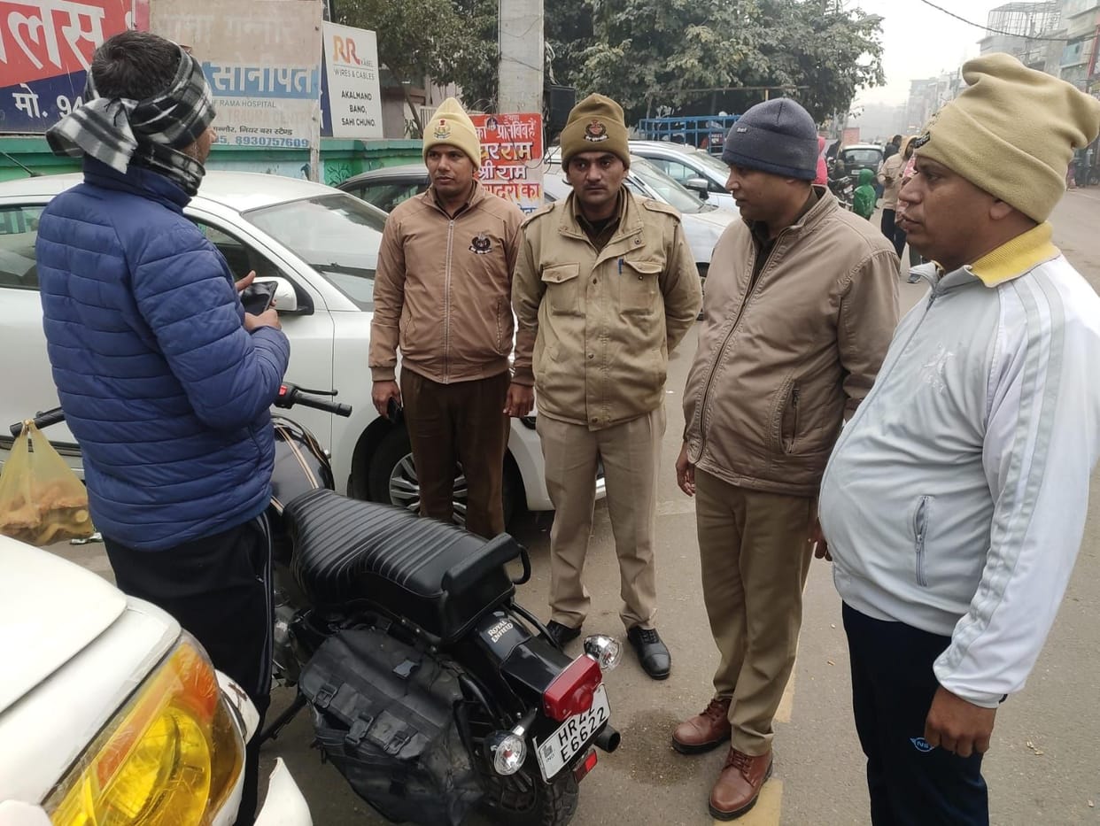 Police strict on bullet bike bursting firecrackers