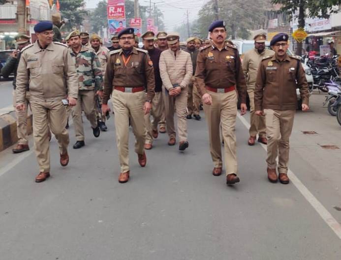Police alert due to increasing commotion in Ayodhya, surveillance is being done through drone
