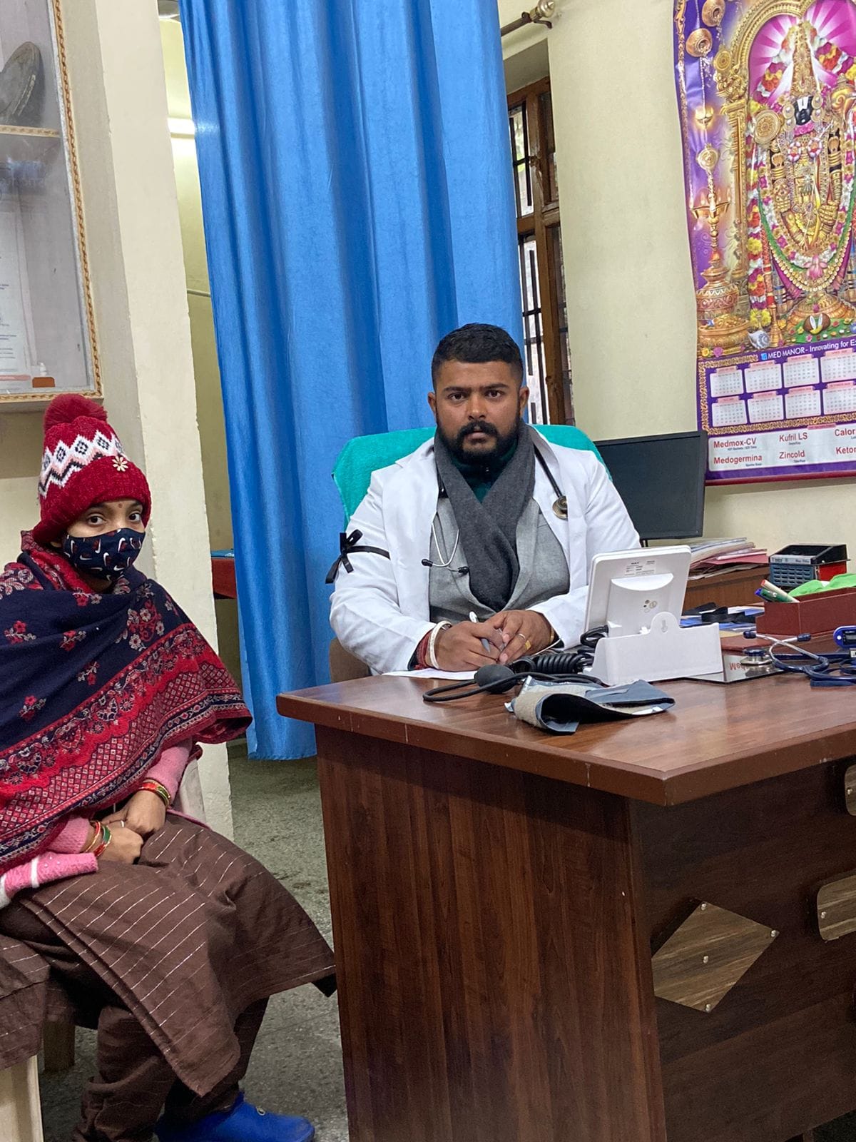 Doctors provided services to patients wearing black badges