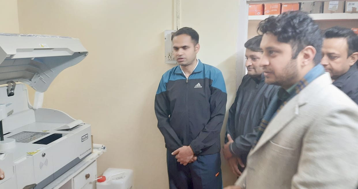Thyroid and cancer tests will be done in Red Cross Laboratory Chamba