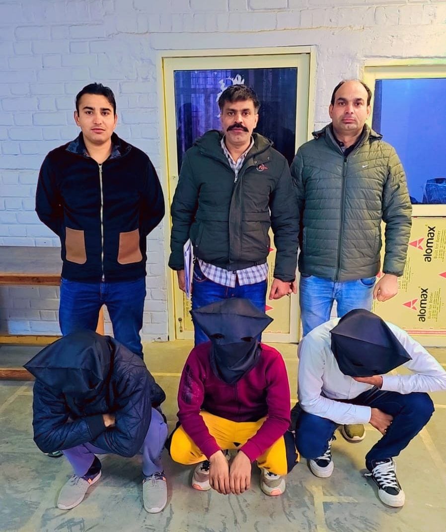 Three accused arrested in paddy theft case