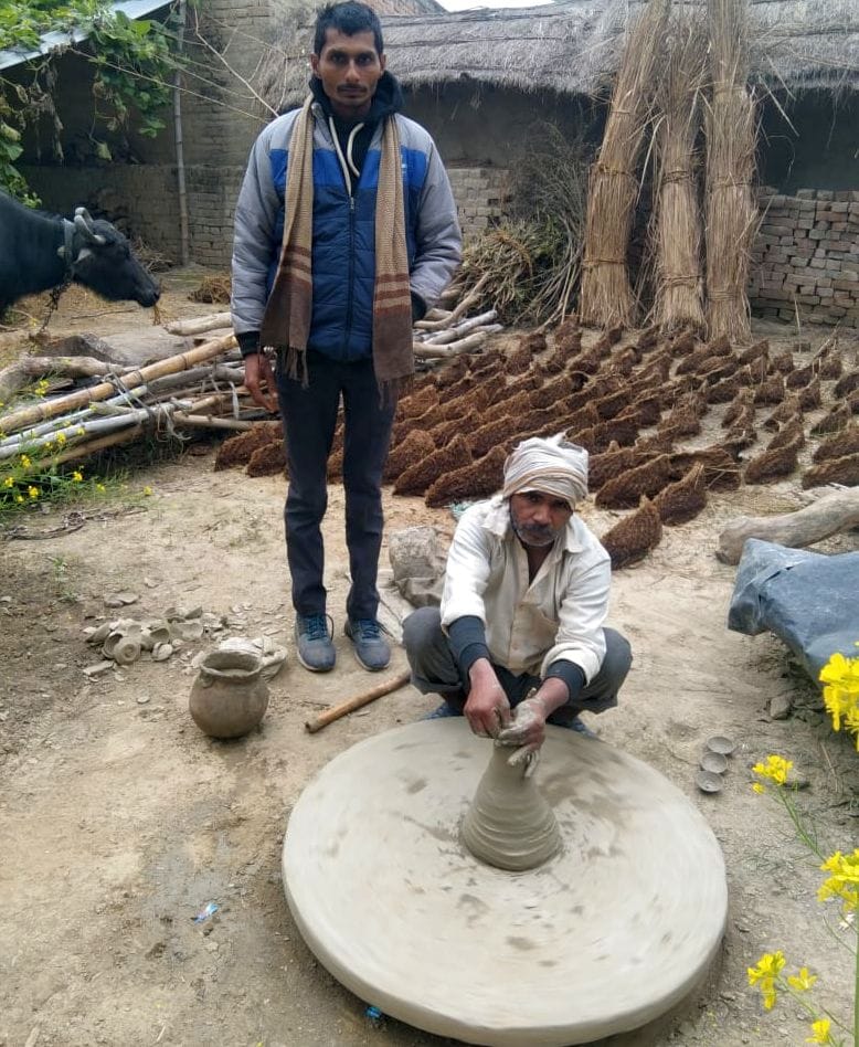 With the grace of Shri Ram, Diwali came again for the potters.